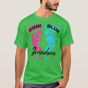 Camiseta Vovó Rosa Ou Azul Te Ama Gend Da Família Vovó