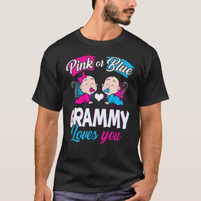 Camiseta Vovô Rosa Ou Azul Te Ama Mães Raios (Frente)
