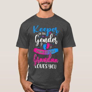 Camiseta Vovó Rosa Ou Azul Te Ama Mantendo A Revolução De G