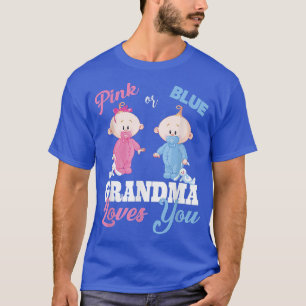 Camiseta Vovó Rosa Ou Azul Te Ama Revolução de Sexo 