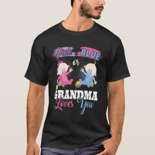 Camiseta Vovó Rosa Ou Azul Te Ama Sexo Cos