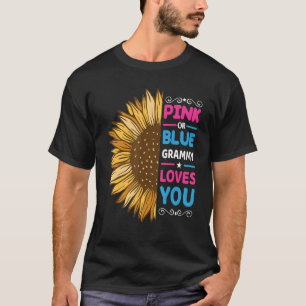 Camiseta Vovô Rosa Ou Azul Te Ama Sexo De Bebê S