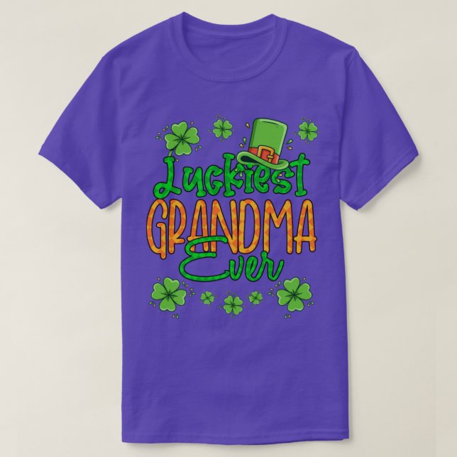 Camiseta Vovó Rua Patrick Day Vovó Mais Feliz Já Rua Pa (Frente do Design)