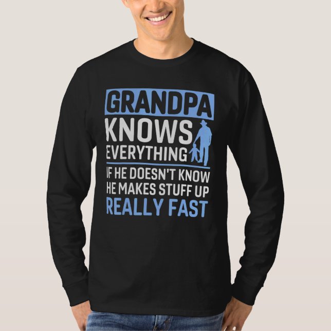 Camiseta Vovô Sabe Tudo (Frente)