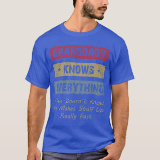 Camiseta Vovô Sabe Tudo Humor Dizia Retro Gra