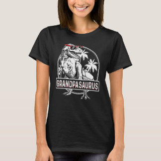 Camiseta Vovô Saurus Dinossaur Grandpasaurus Família Rex