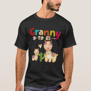 Camiseta Vovó Será Llama Chá de Bebê Avó