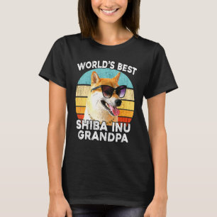 Camiseta Vovô Shiba Inu Mundo Melhor Cachorro do Vovô Shiba