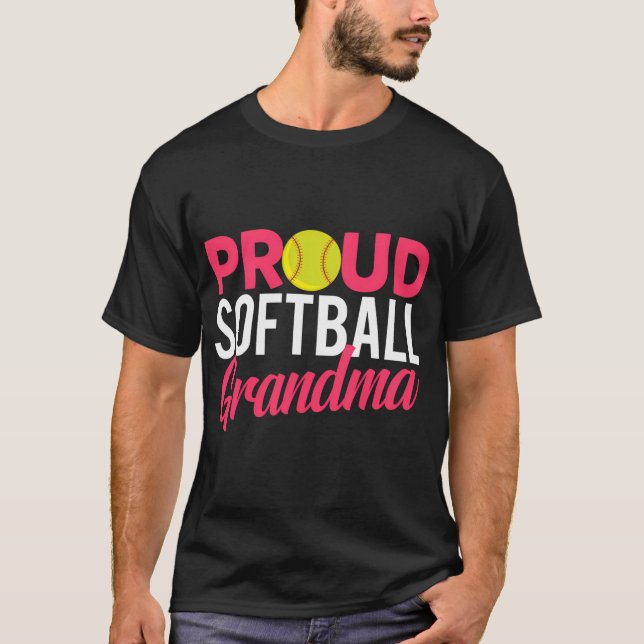 Camiseta Vovó Softball Orgulhosa (Frente)