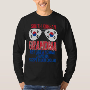 Camiseta Vovó sul-coreana Coreia do Sul Bandeira Sunvidros