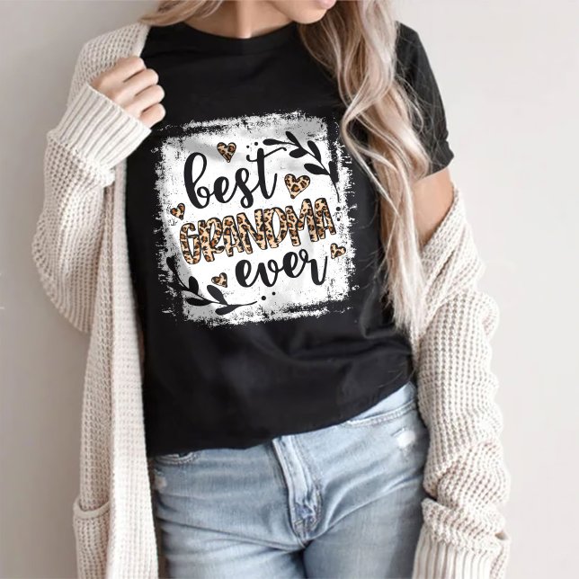 Camiseta Vovó T Shirt para aniversário, melhor vovó nunca (Criador carregado)