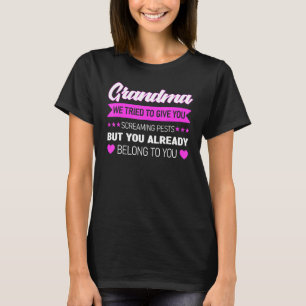 Camiseta Vovó, Tentamos Dar-Lhe Vovó Gritante