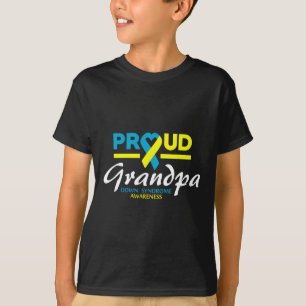 Camiseta Vovô Trisomy T21 World Down Syndrome Sensibilizaçã