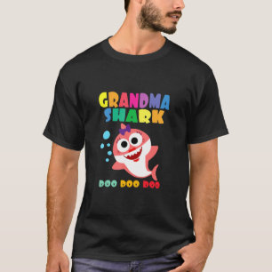 Camiseta Vovó Tubarão T-Shirt Doo Doo Engraçado Mamãe