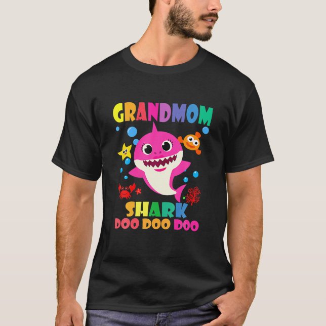 Camiseta Vovó Tuo Doo Doo Engraçado Mamãe Filhos Pais (Frente)