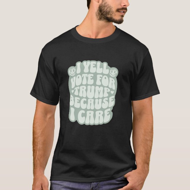 Camiseta Vovó Ultra Maga Trump 2024 condenado Felon Pres (Frente)