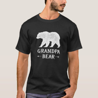 Camiseta Vovô Ursa Engraçado Design Da Família Padre No Dia