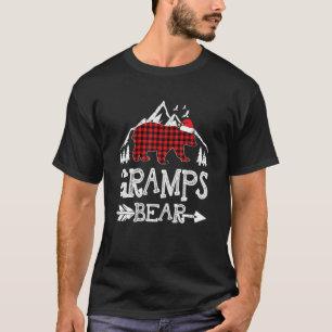 Camiseta Vovô Ursa Natal Pajama Xadrez Vermelha Fama Buffa