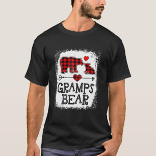 Camiseta Vovô Ursa Natal Pajama Xadrez Vermelha Fama Buffa