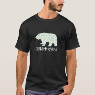 Camiseta Vovó Ursa Verde Vovó Floral