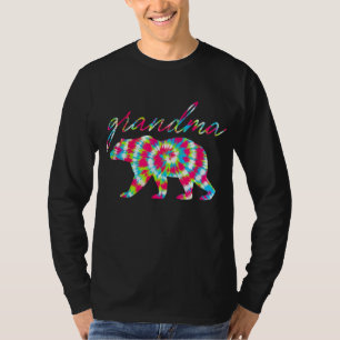 Camiseta Vovó Urso Corpo Correspondente Corante Corantes Fa