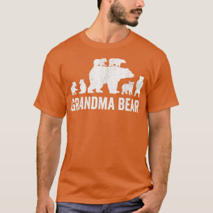 Camiseta Vovó Urso Dia de as mães Camisas, Engraçado Seis G