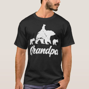Camiseta Vovô Urso Engraçado Dia de os pais Dada Avô Pu