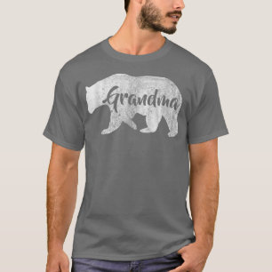 Camiseta Vovó Urso Exterior Tee para Gran