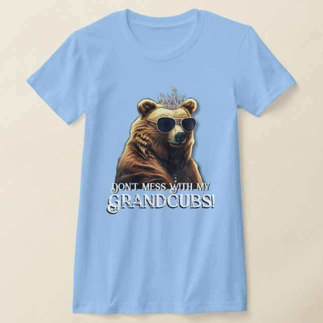 Camiseta Vovó Urso "Não se meta com meus netos" (Postura )