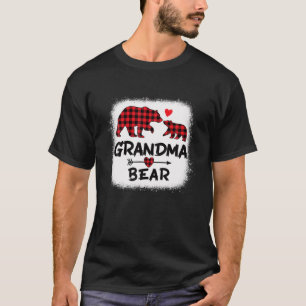 Camiseta Vovó Urso Sangrento Natal Engraçado