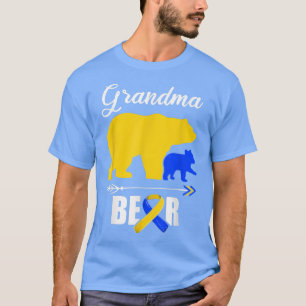 Camiseta Vovó Urso T21 Avô, Awarenes da Síndrome de Down