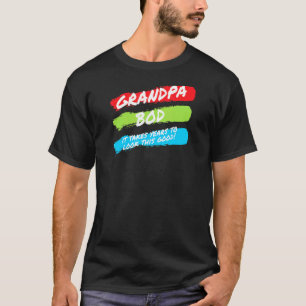 Camiseta Vovô Vovô Bod Weightlifter Exercício Gag Gym Gra