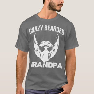 Camiseta Vovô vovô de barba louca vovô vovô bebe presente