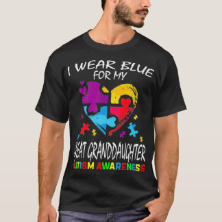 Camiseta Vovó Vovô Excelente Azul Vovó neta Autismo Autism