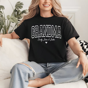 Camiseta Vovó Vovó Universitária Personalizada Revelaçã