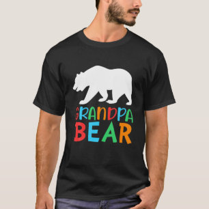 Camiseta Vovô Vovô Urso Selvagem Animal Dão-lhe um grand