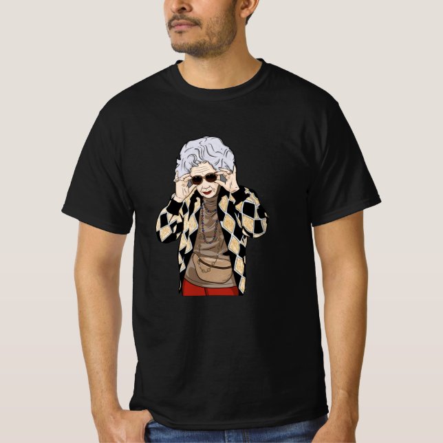 Camiseta Vovó Yetta do NANNY (Frente)