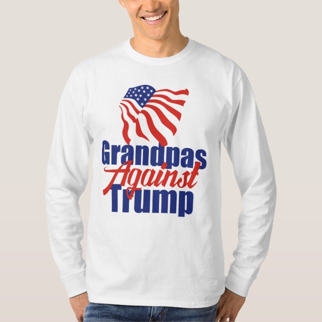 Camiseta Vovôs contra o trunfo (Frente)