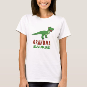 Camiseta Vovosaurus Dinossauro T-Rex Dino Vovó Avô/Avó