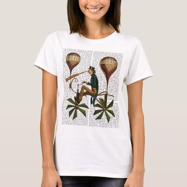 Camiseta Voyage A La Lune Hot Air Balloon (Frente)