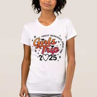 Camiseta Voyage entre filles 2025, voyage Girly 2025