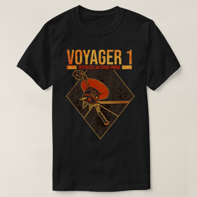 Camiseta Voyager 1 Sonda Espacial Interestelar (Frente do Design)