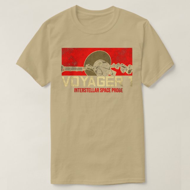 Camiseta Voyager 1 Sonda Espacial Interestelar4 (Frente do Design)