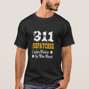 Camiseta Voz De Calma Do Dispatcher legal 911 No Aplicativo