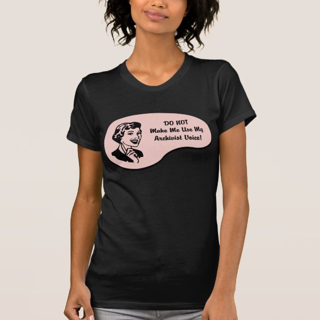 Camiseta Voz do arquivista (Frente)