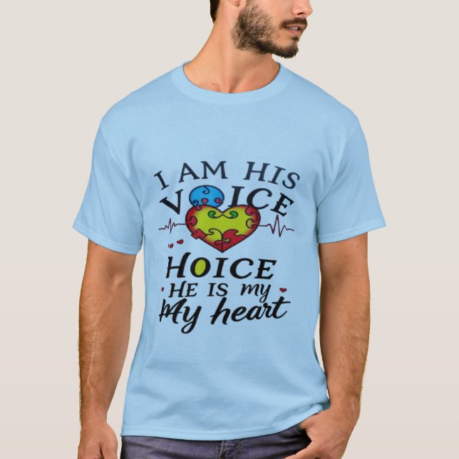 Camiseta Voz do Coração Autismo (Frente)