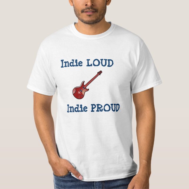 Camiseta Voz do Indie (a diga a caixa de Wit Yo) (Frente)