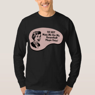 Camiseta Voz do jogador do Racquetball