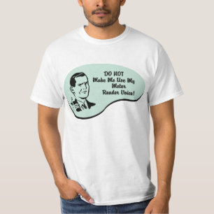 Camiseta Voz do leitor de medidor