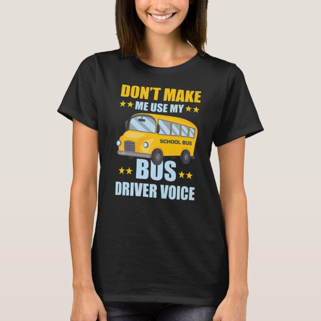 Camiseta Voz dos drivers do meu barramento (Frente)